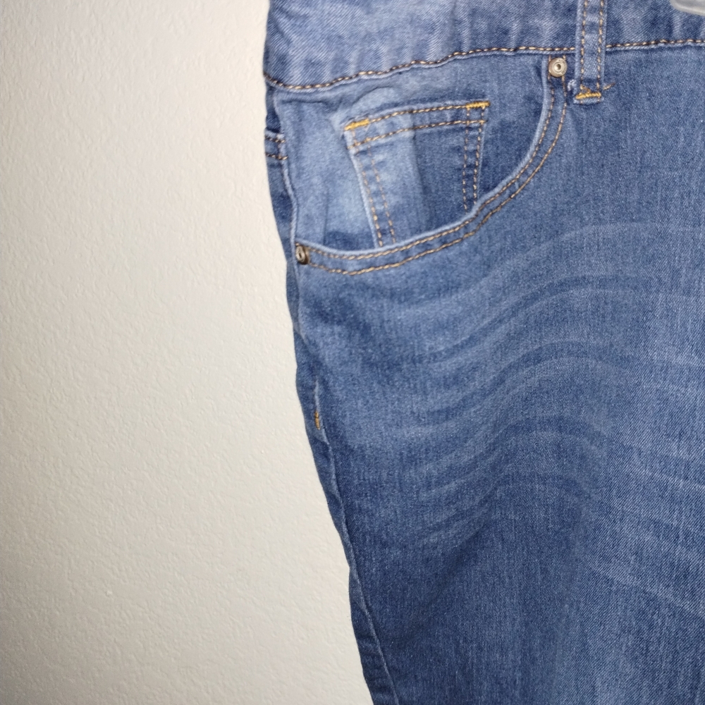 J Creations Demin Collection Plus Size Pants Size 24.  Skinny Fit - Picture 4 of 8